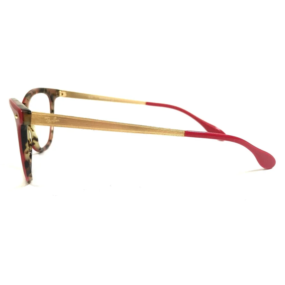 Ray-Ban Eyeglasses Frames RB5360 5714 Hot Pink Brown Tortoise Gold Arm 52-18-145